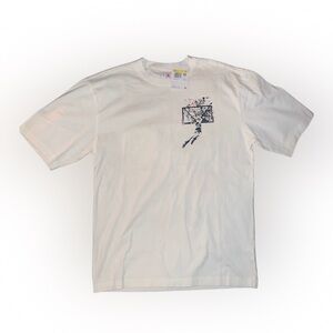 Men’s Nike Jordan White Graphic Short Sleeve Tee Size S